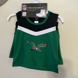 Philadelphia Eagles 3 piece cheerleading Set